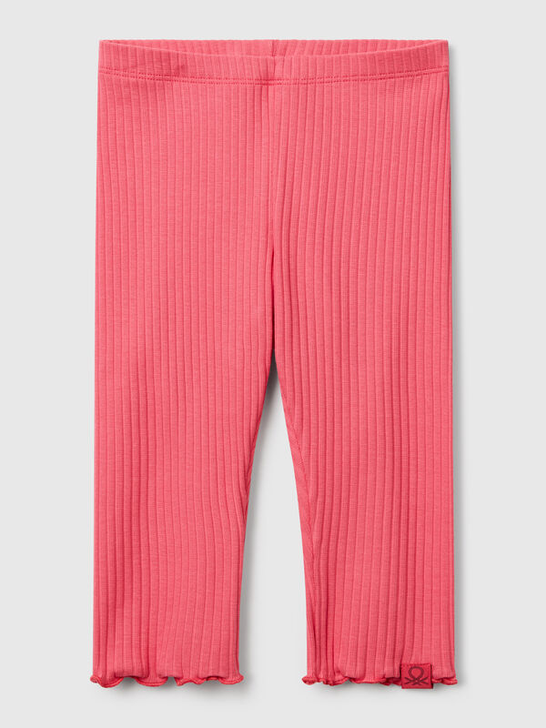 Leggings aus Stretch-Baumwolle Mädchen