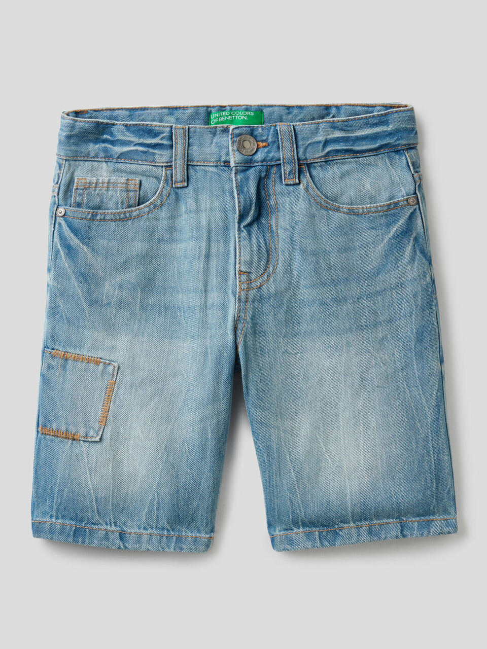 Bermuda en jeans 100% coton image number 1