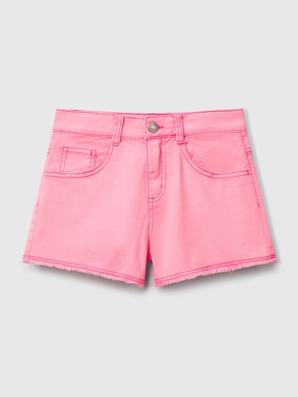 Shorts mit fünf Taschen Mädchen