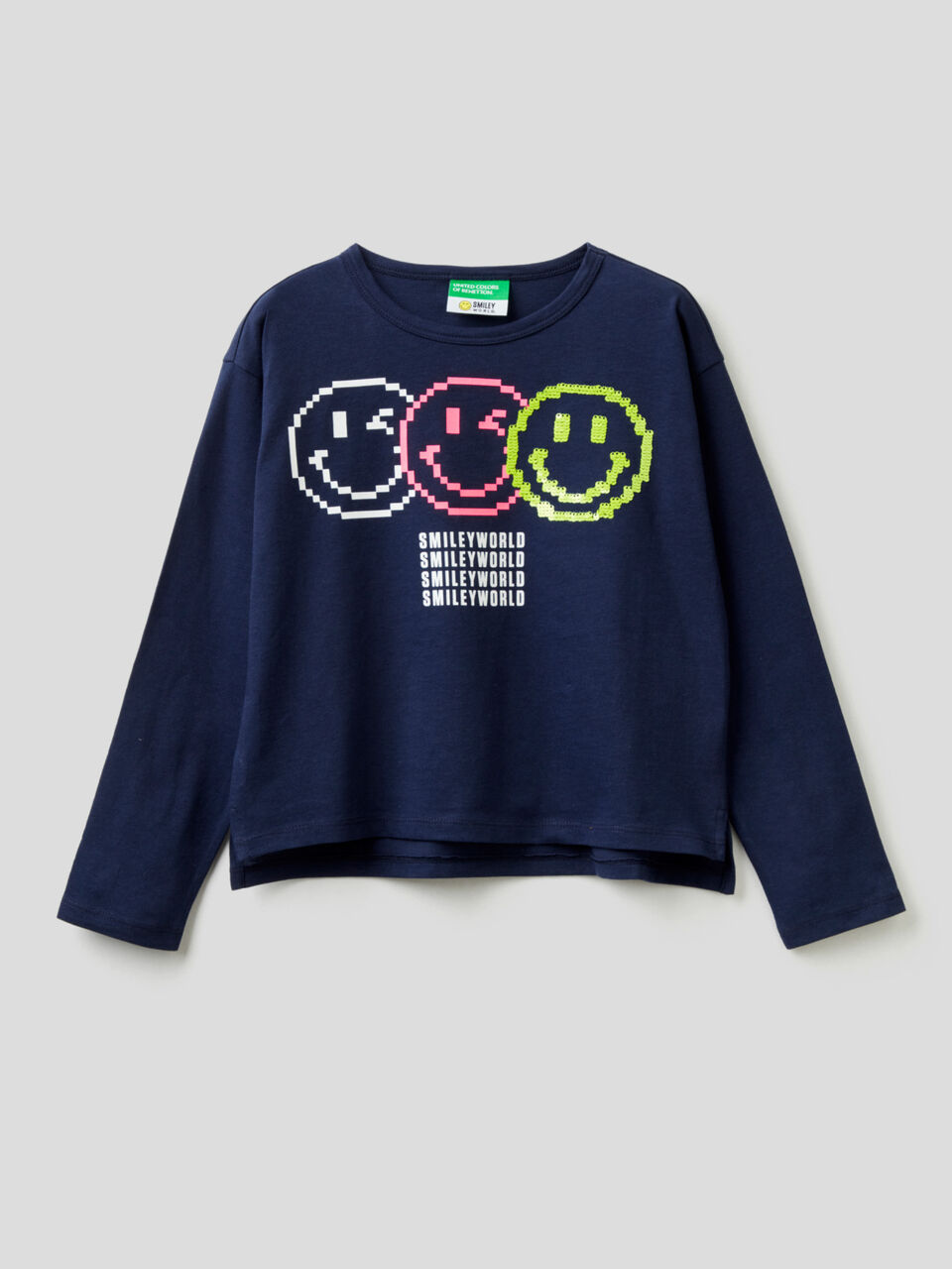Long sleeve SmileyWorld® t-shirt image number 1