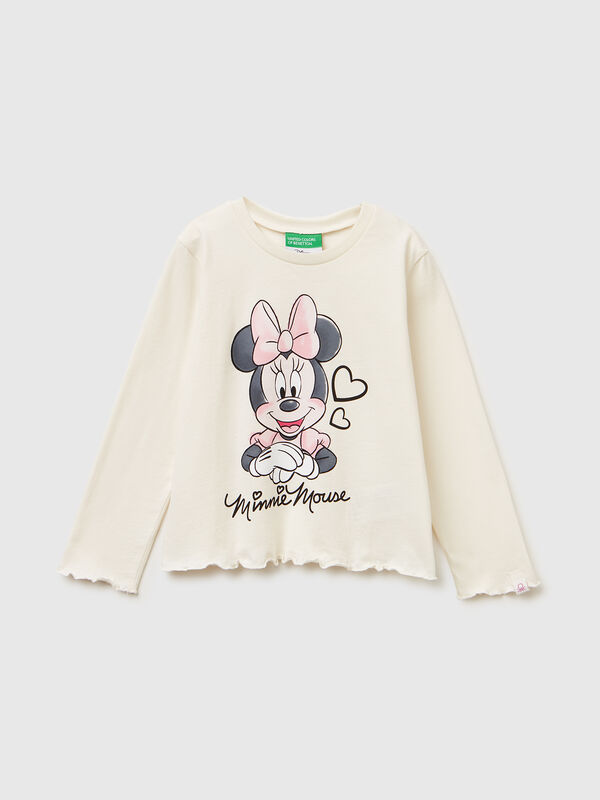 T-shirt con stampa Minnie Bambina