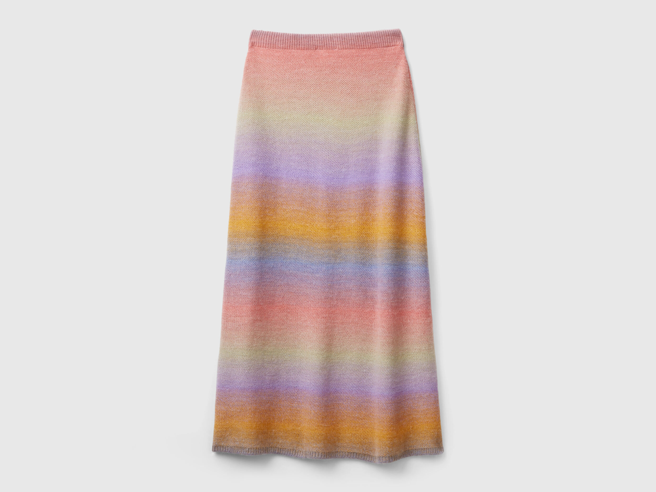Rainbow wool skirt sales