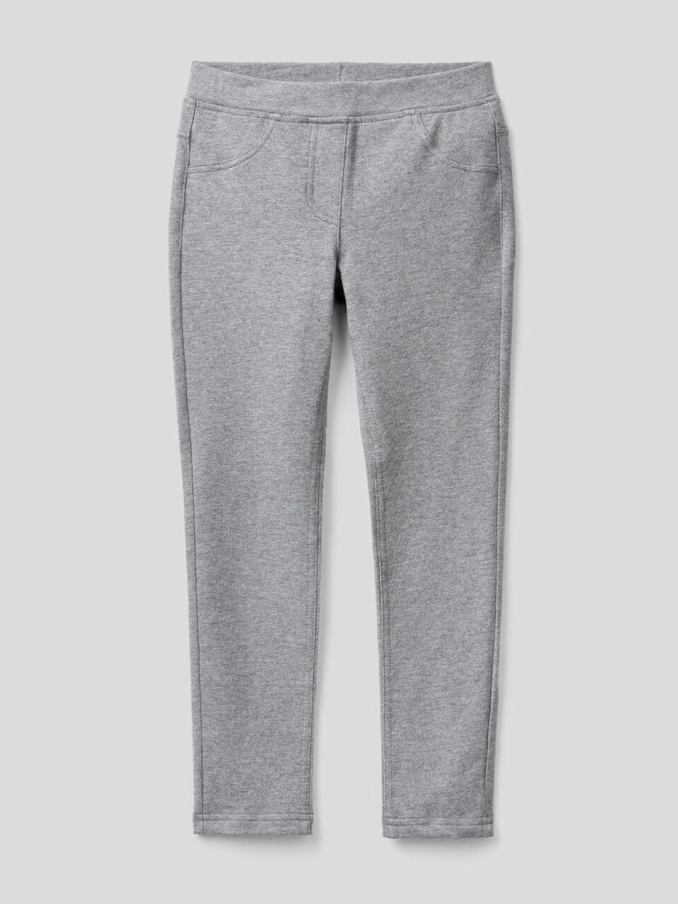 Jeggings in felpa stretch image number 1