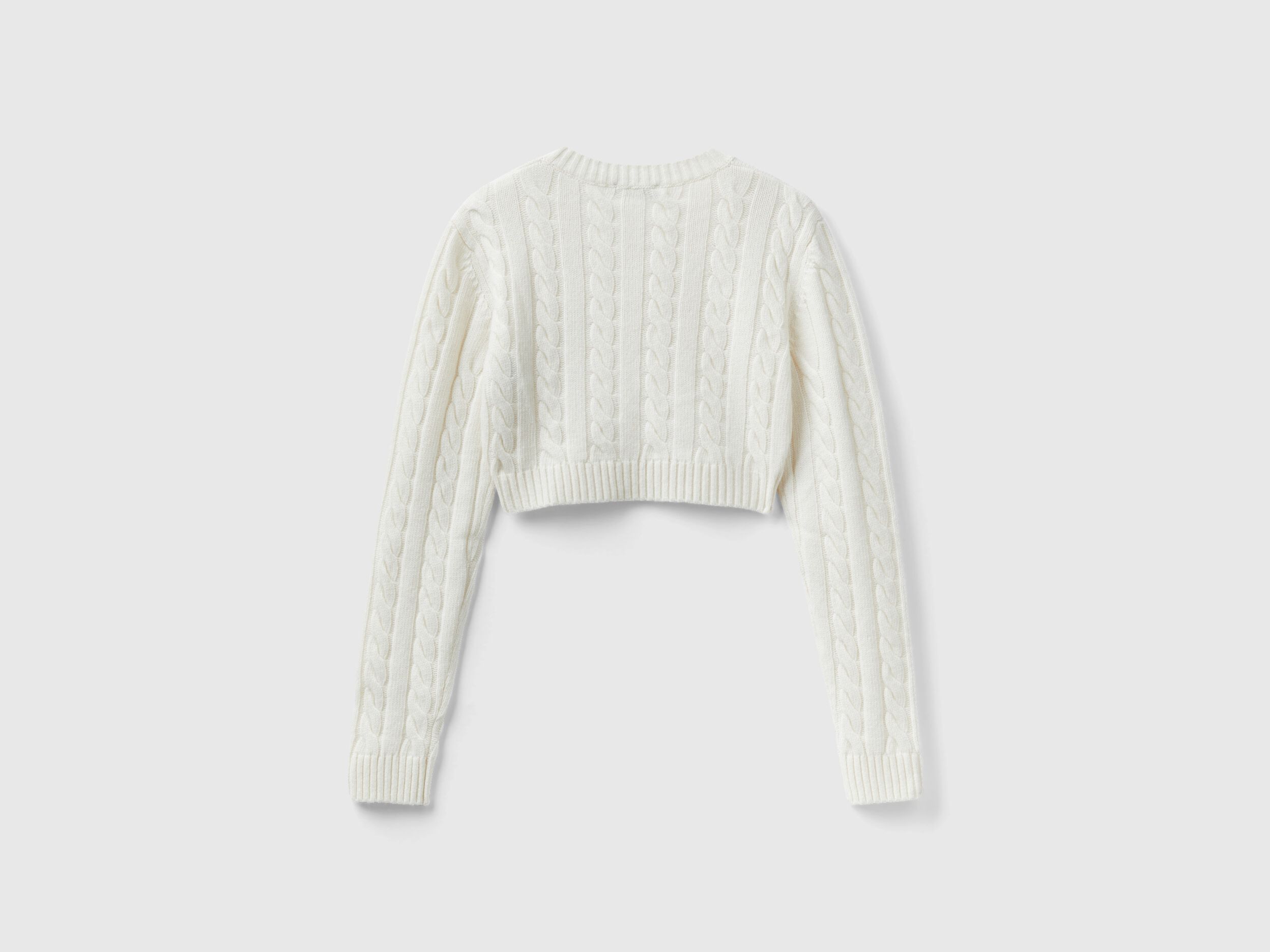 Cropped new arrivals sweater white