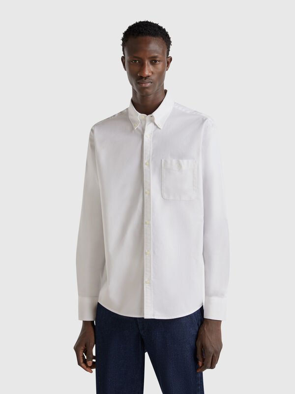 Regular fit button-down shirt Men
