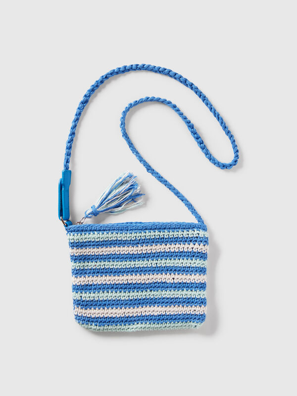 Borsa crochet con nappine Bambina