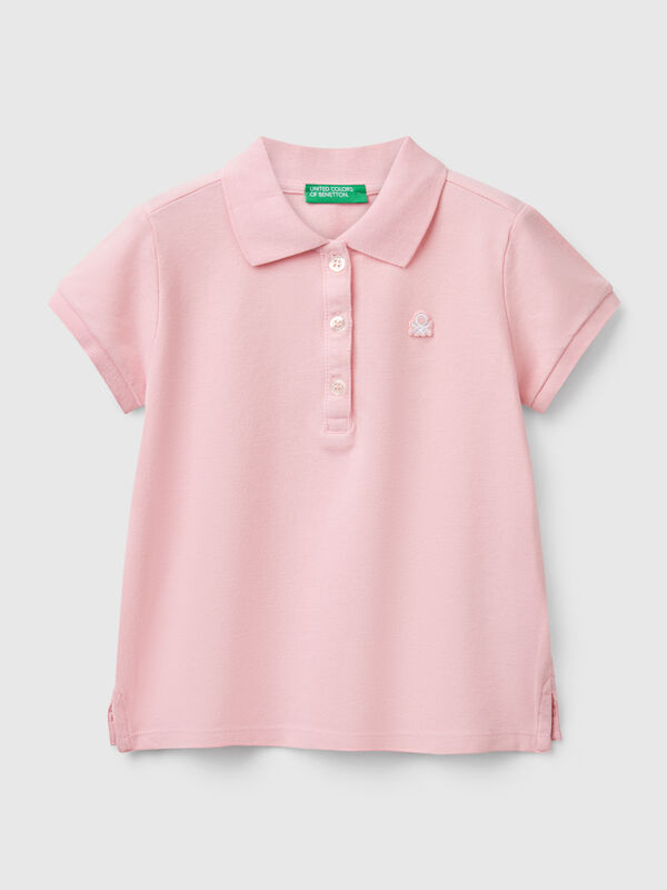 Polo à manches courtes en coton  Filles