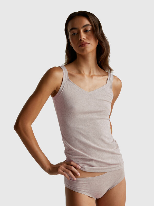 Canotta in cotone super stretch Donna