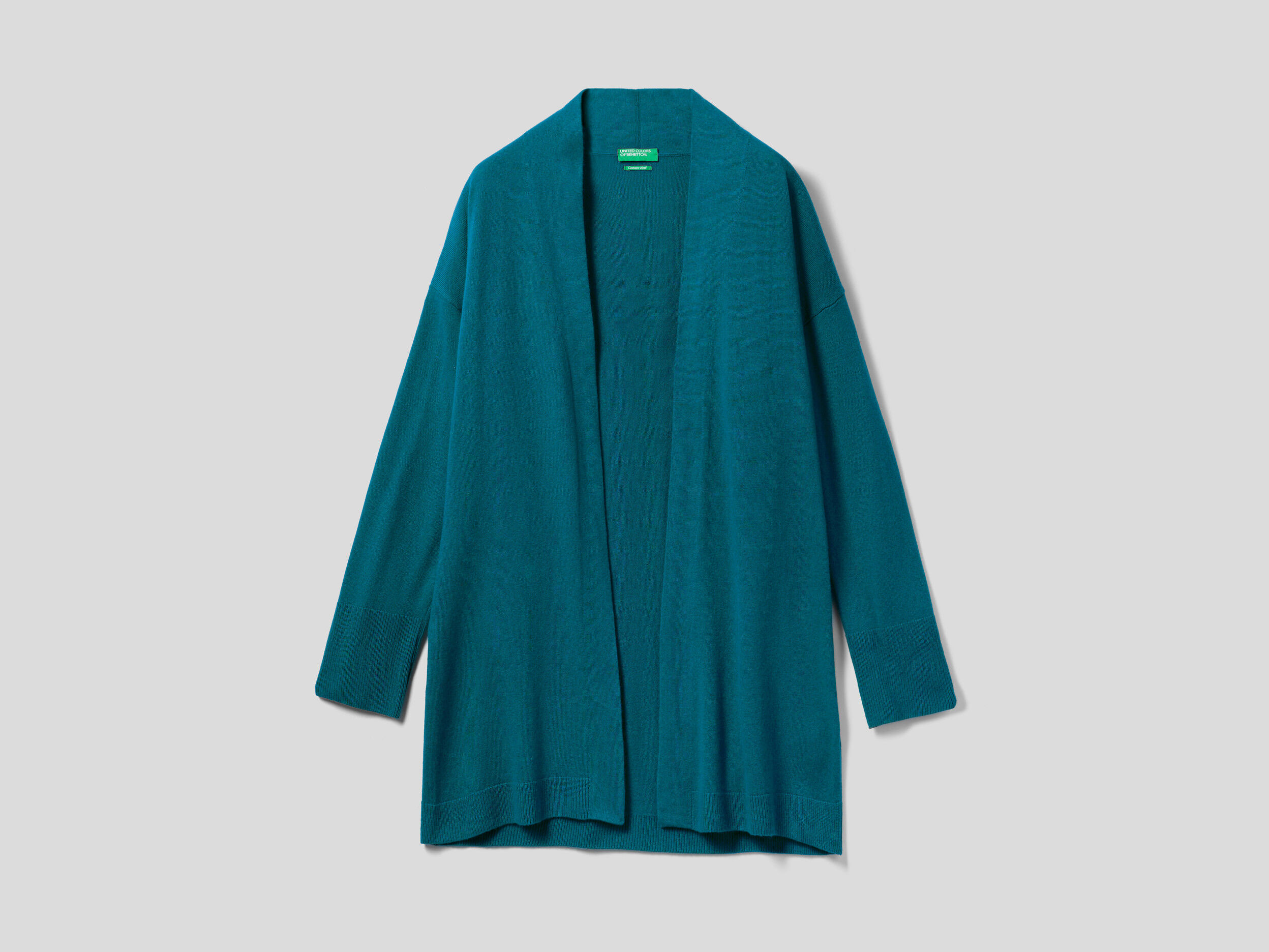 dark teal cardigan