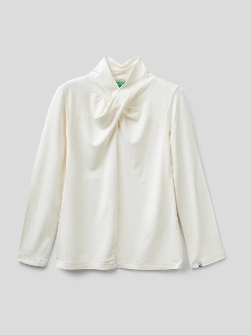 T-shirt with crisscross detail image number 1