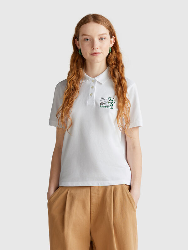 T-shirt boxy avec imprimé glace Femme