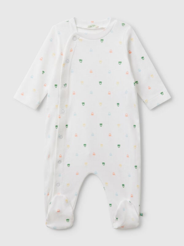 Tuta lunga con stampa fantasia Baby