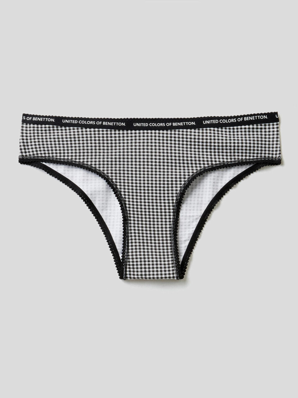 Slip aus stretchiger Baumwolle mit Print image number 1