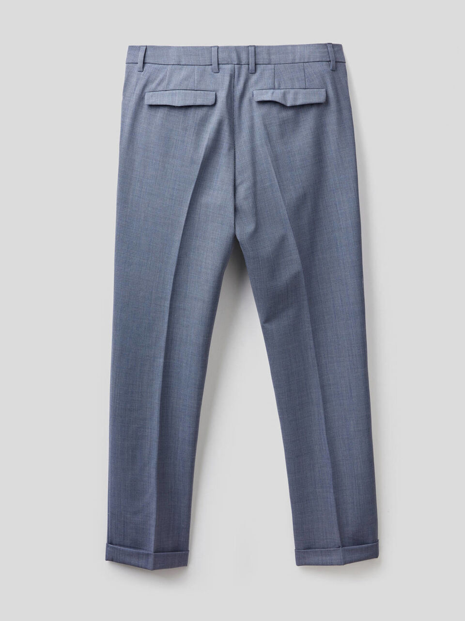 Chino slim fit con risvolto image number 2