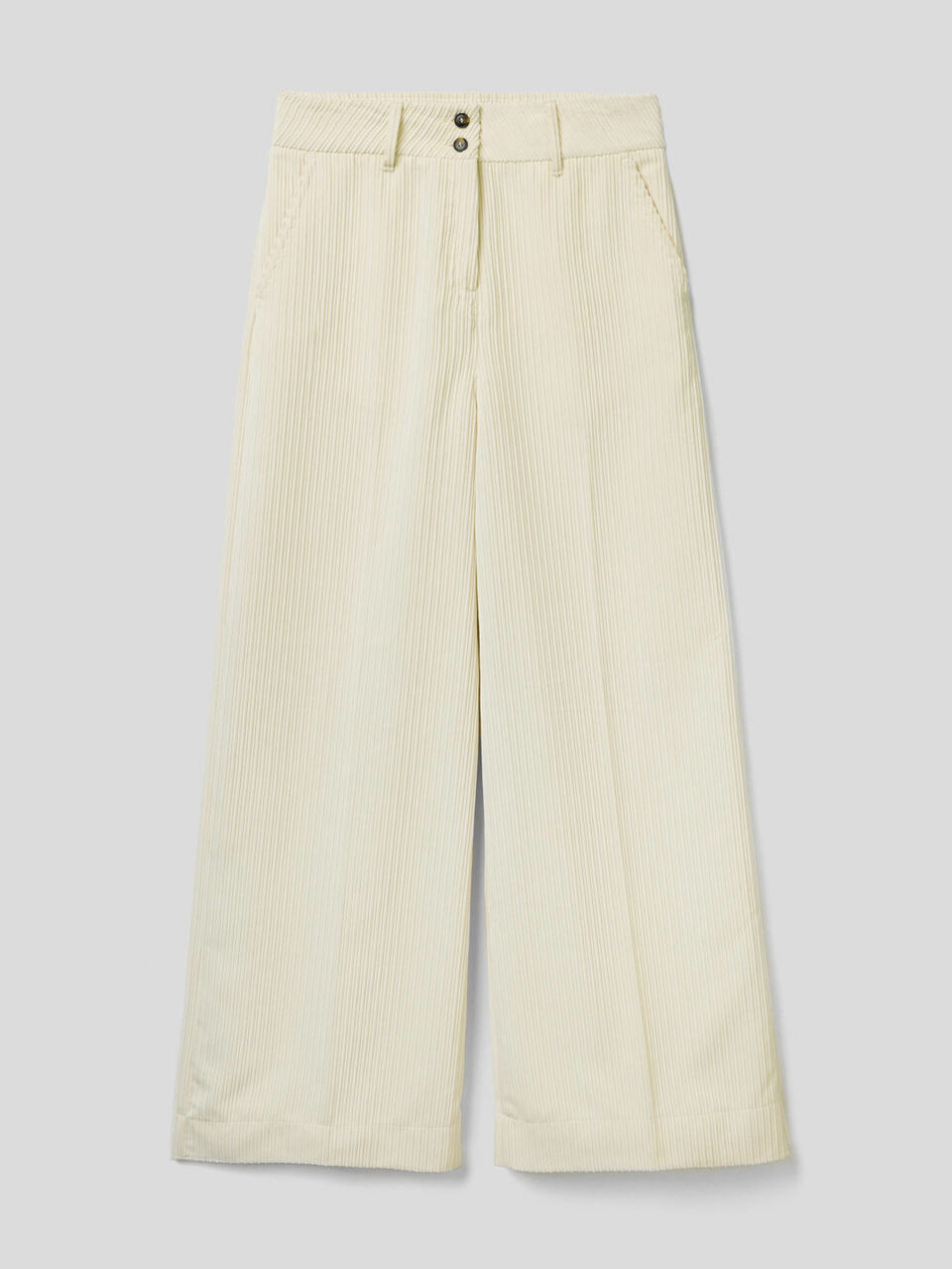 Pantalon palazzo en velours image number 1