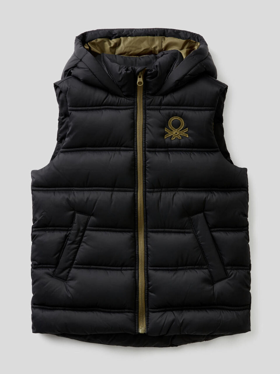 Ärmelloser Anorak mit Kapuze image number 1