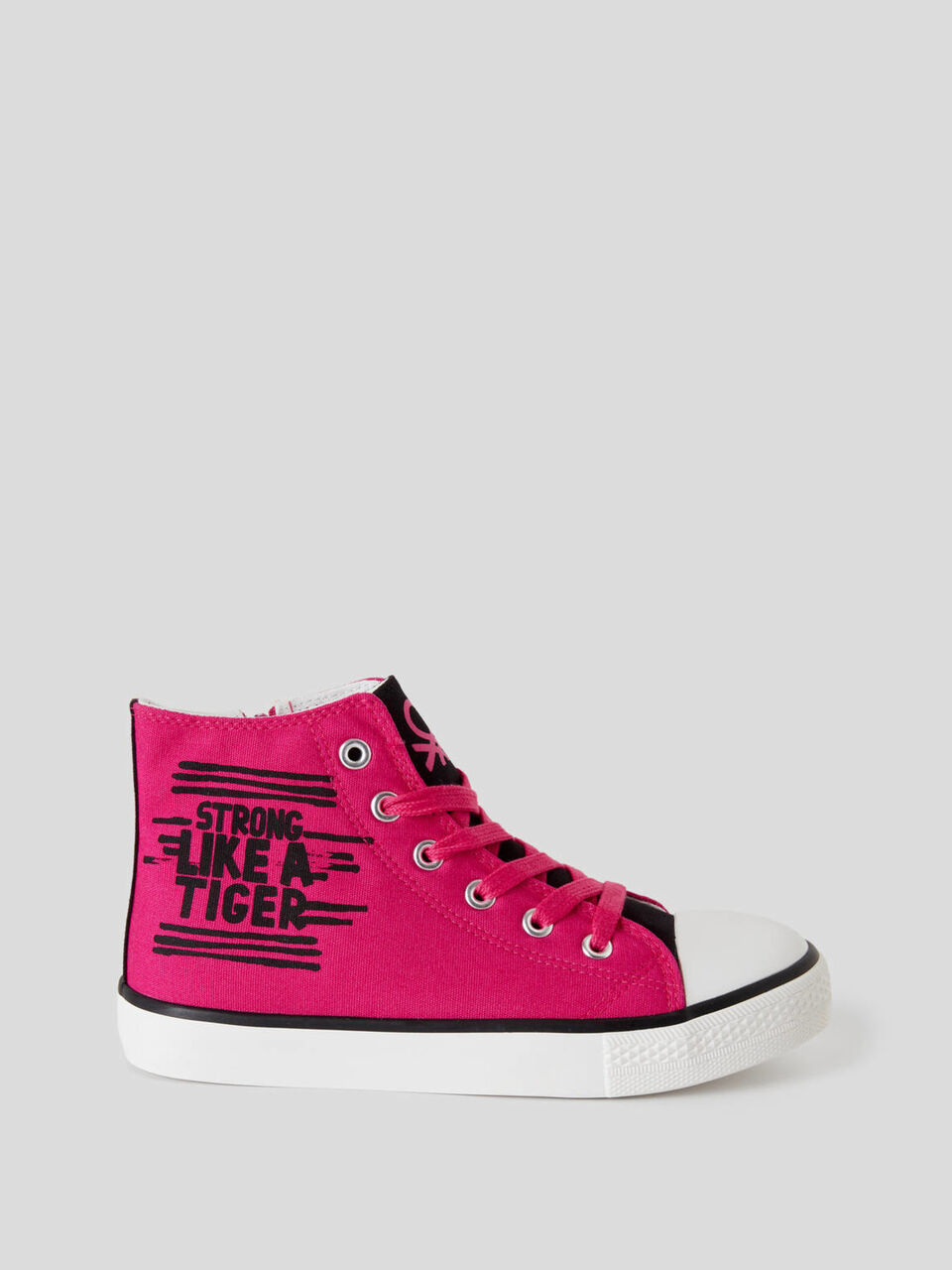 Hohe Sneakers mit Print image number 1