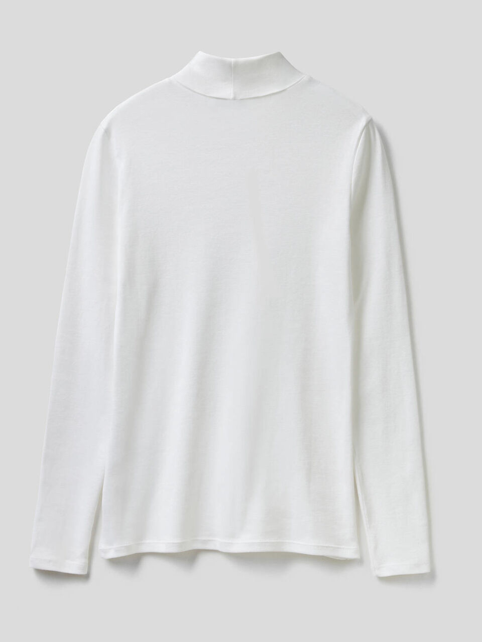 T-shirt a manica lunga con collo alto image number 2