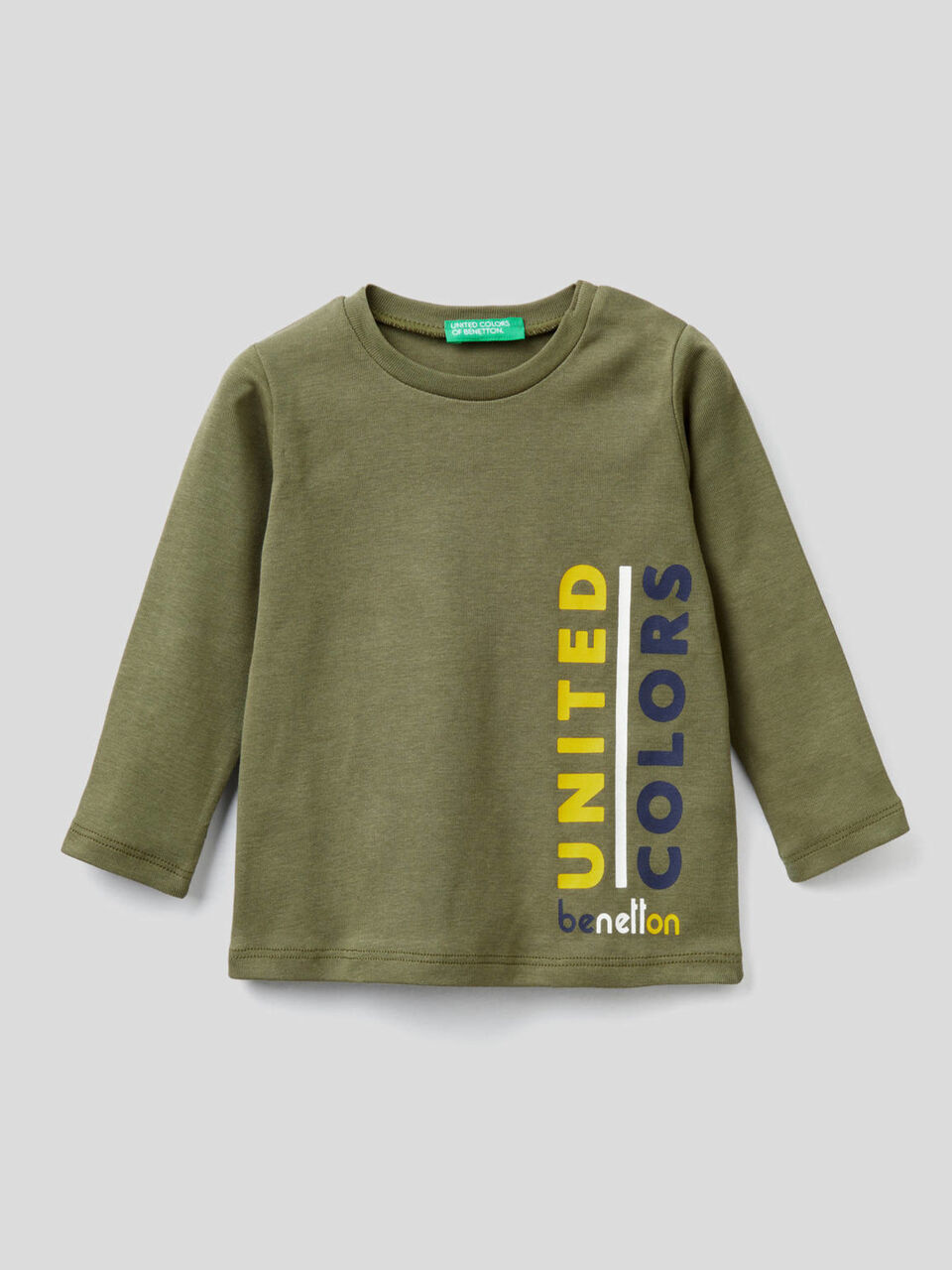 T-shirt manica lunga in cotone biologico image number 1