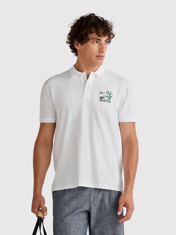 T-Shirt mit Eiscreme-Print aus 100 % Baumwolle Herren