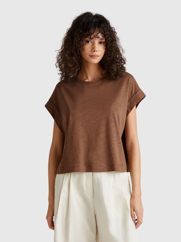 T-shirt boxy fit Donna