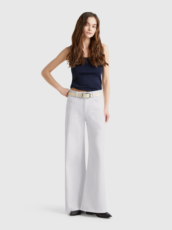Weit geschnittene Hose Damen