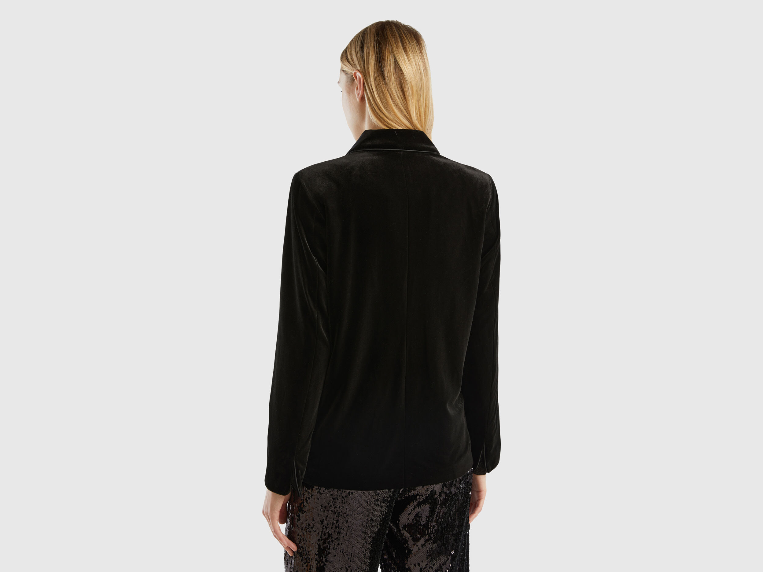 Blazer femme discount velours lisse