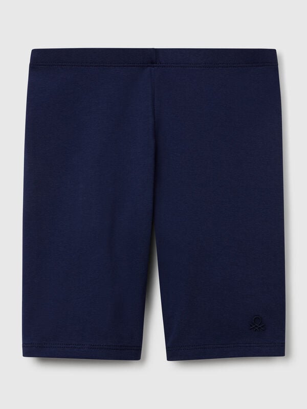 Legging court en coton stretch Filles