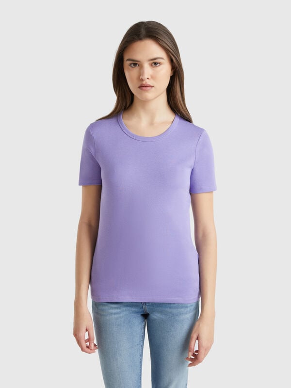 T-Shirt aus Langfaser-Baumwolle Damen
