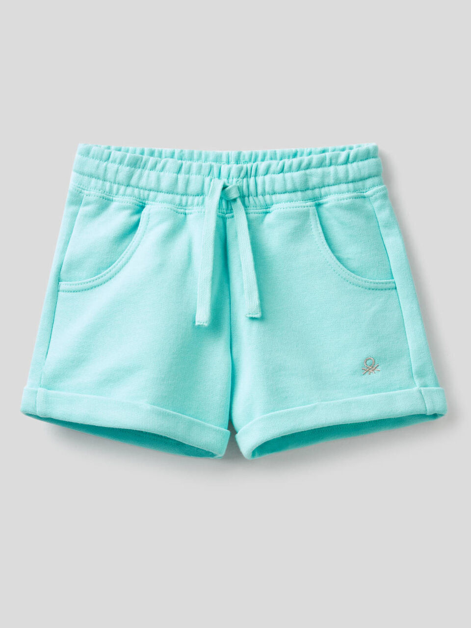 Sweat shorts in stretch cotton image number null