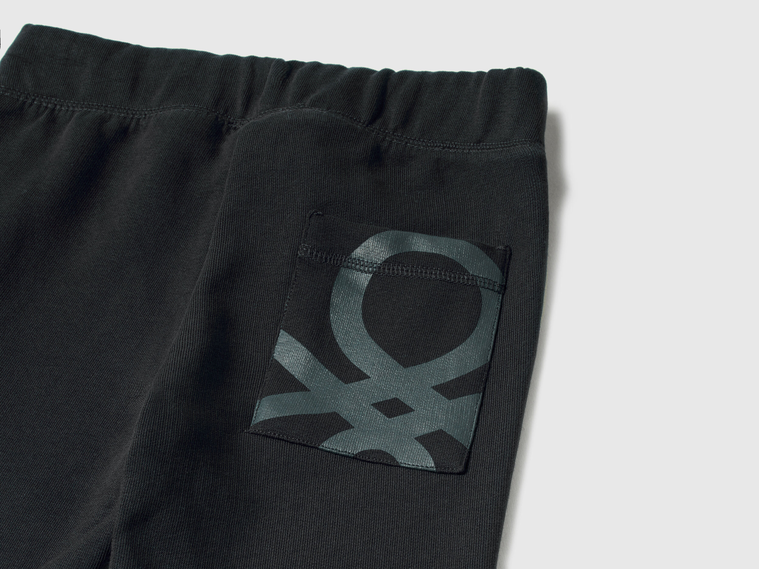 Pantalon de jogging 100 coton Noir Benetton