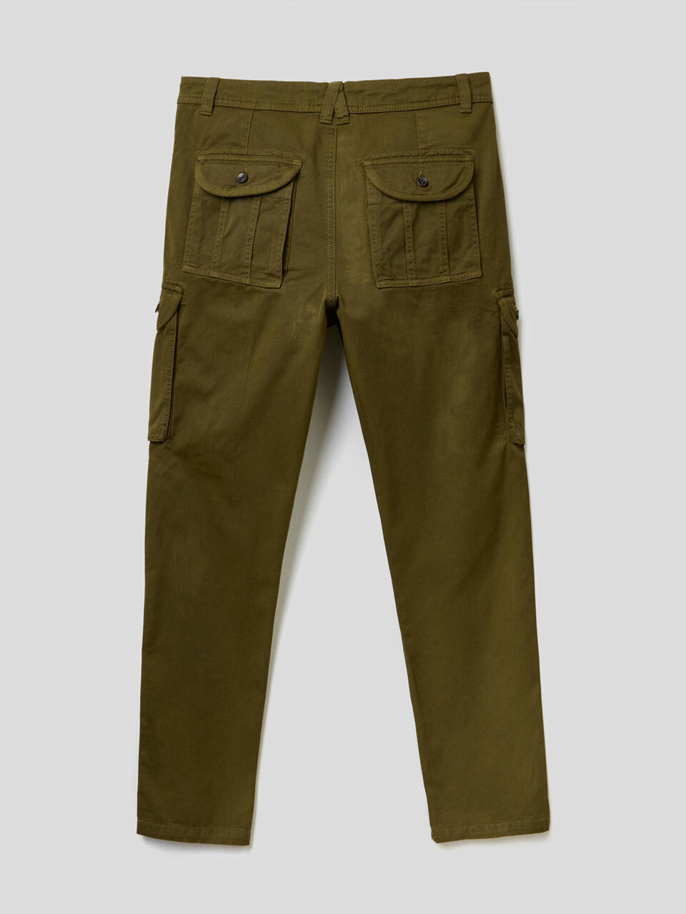 Pantaloni cargo 100% cotone image number 2