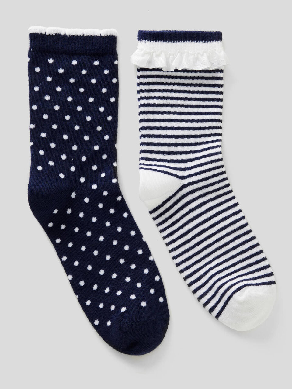 Zwei Paar gemusterte Socken image number 1