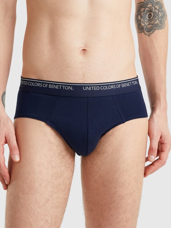 Slip in cotone elasticizzato Uomo