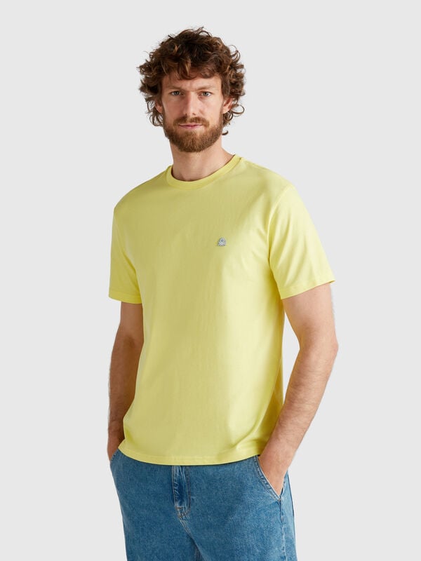 Basic-T-Shirt aus Baumwolle Herren