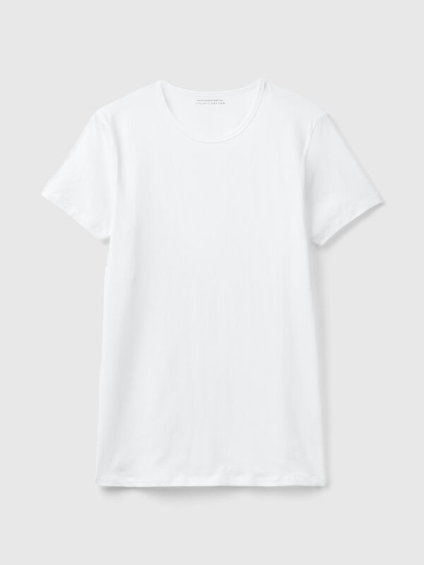 T-shirt en coton bio stretch Homme