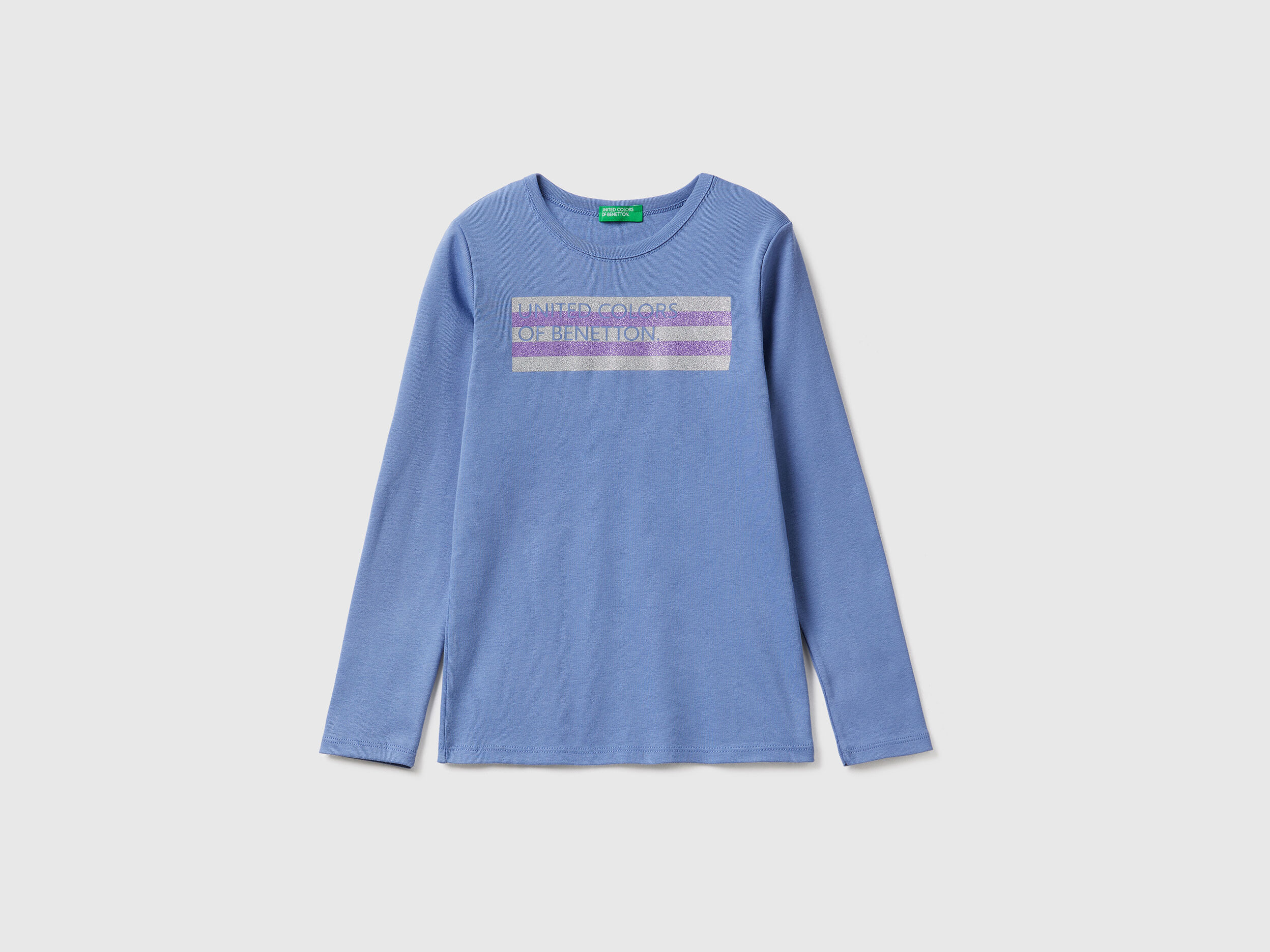 Benetton t shirt manica lunga bambina best sale