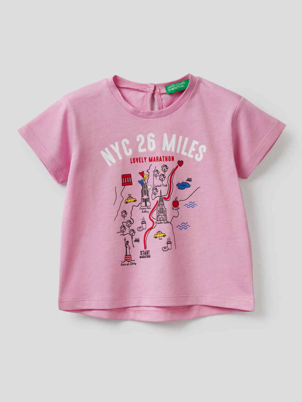T-shirt in 100% cotone con stampa image number 1
