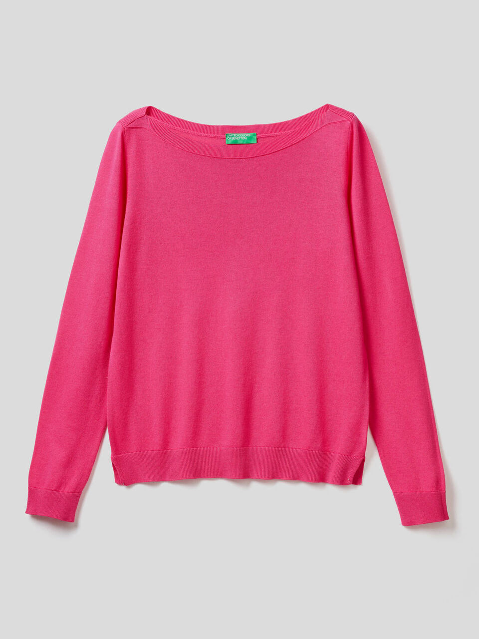 Pullover mit Carmenausschnitt image number 1