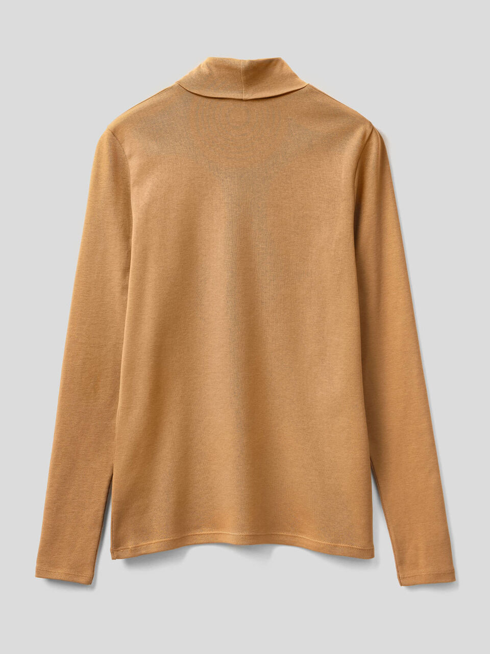 T-shirt a manica lunga con collo alto image number 2