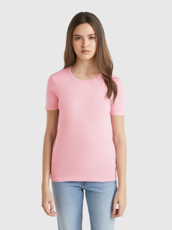 T-Shirt aus Langfaser-Baumwolle Damen