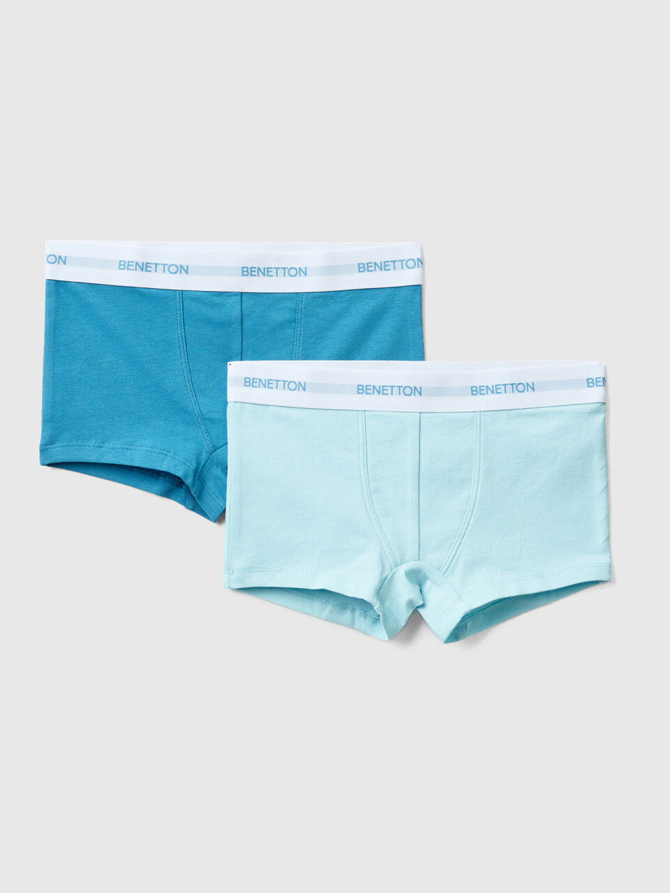 Two pairs of boxers with logoed elastic