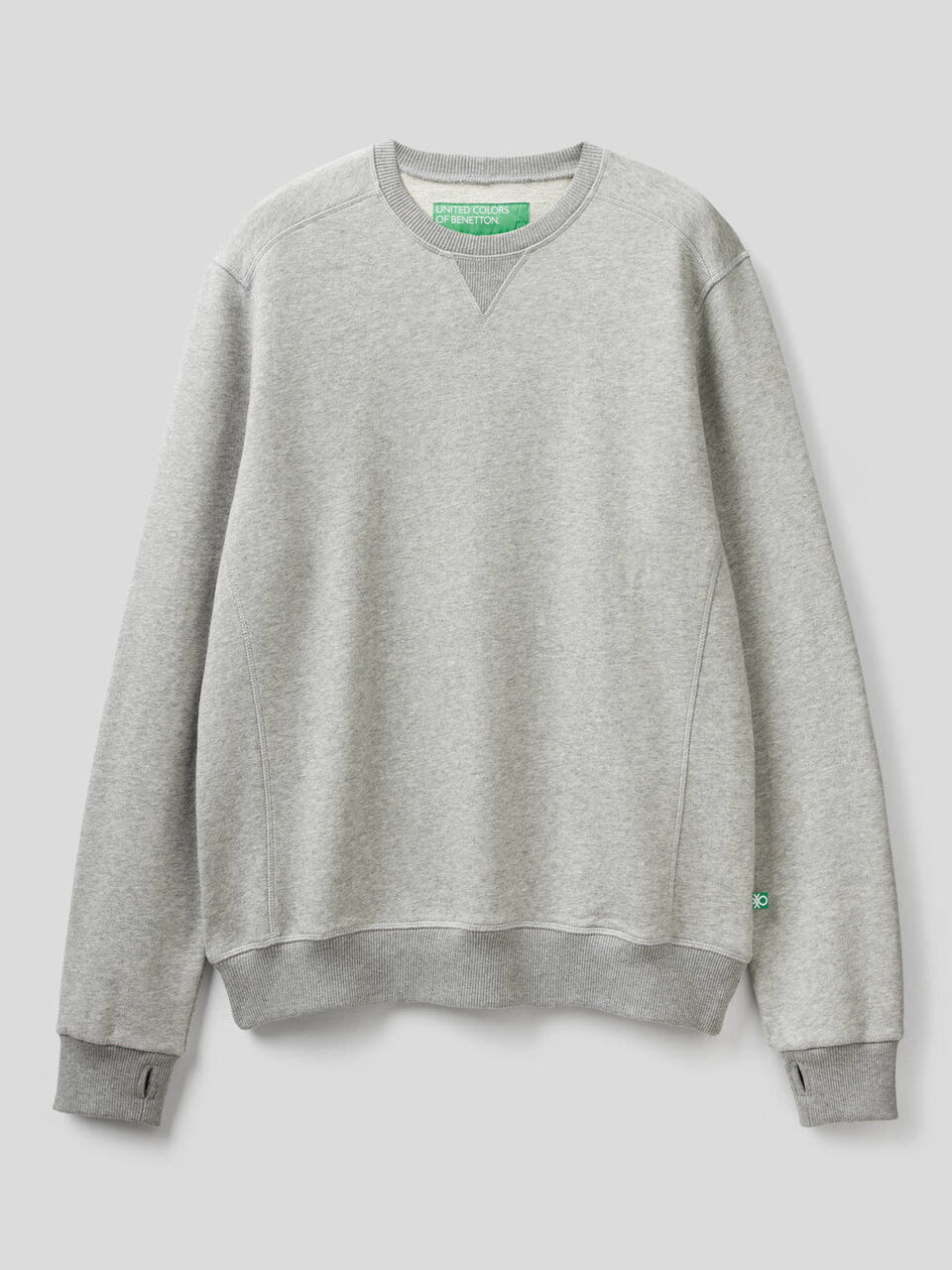 Sweat col rond effet denim image number 1
