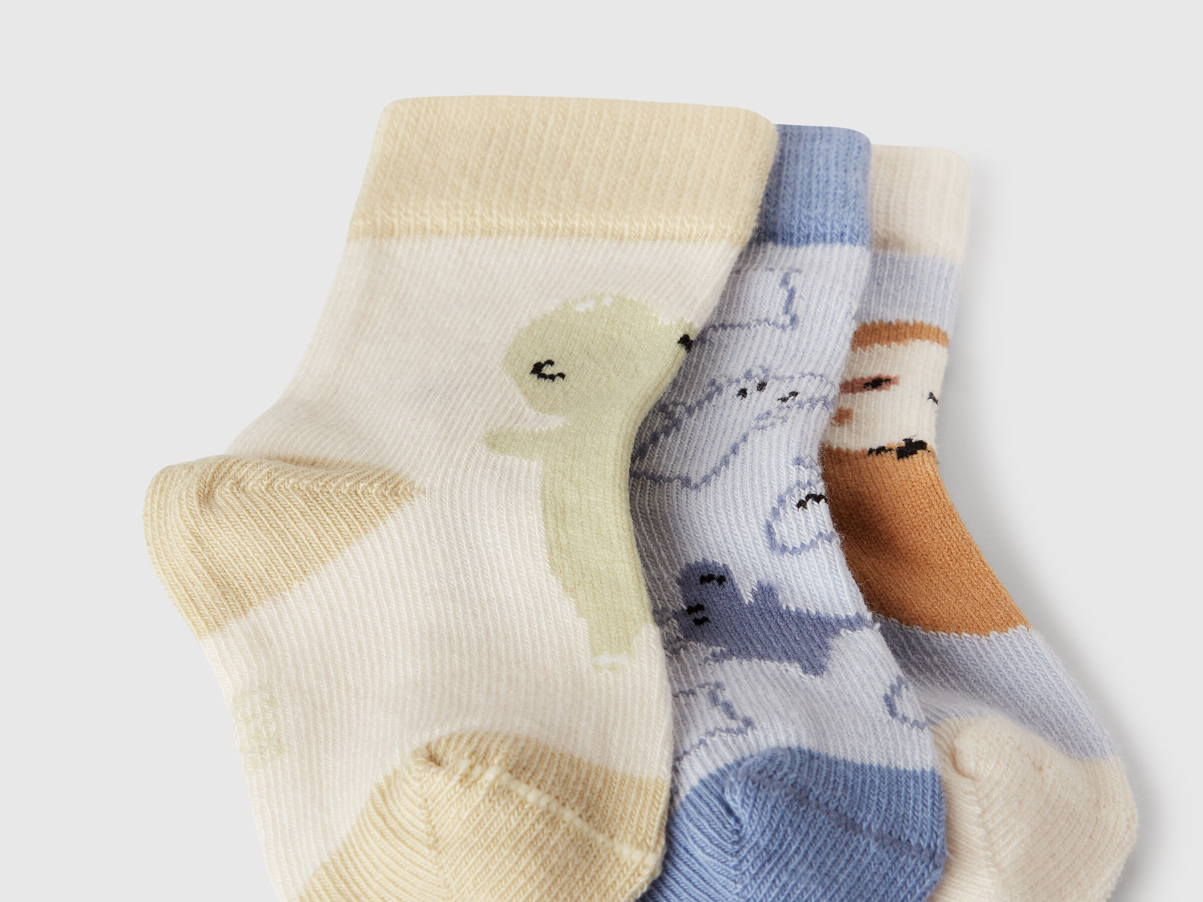 KNITTED SOCKS 3 PAIR New Born (0-18 months) image number 1