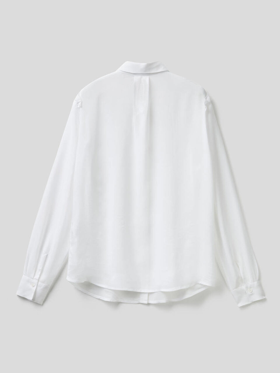 Camicia fluida con rouches image number 2