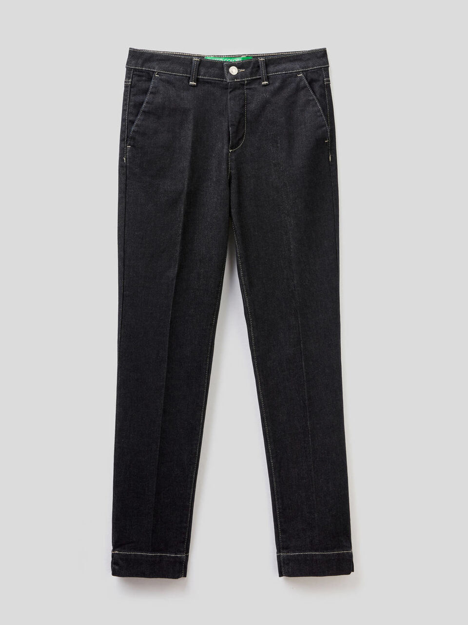 Chino in denim slim fit image number 1