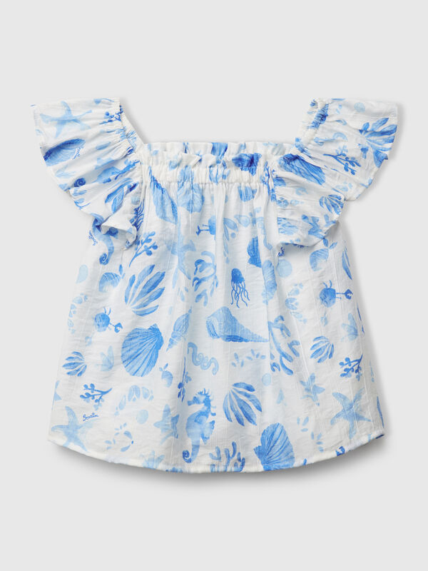 Top à imprimé fleuri Filles