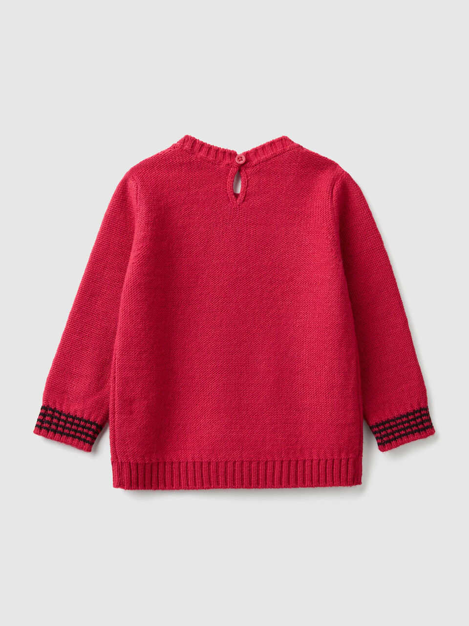 Pullover mit Herz und Fransen image number 2