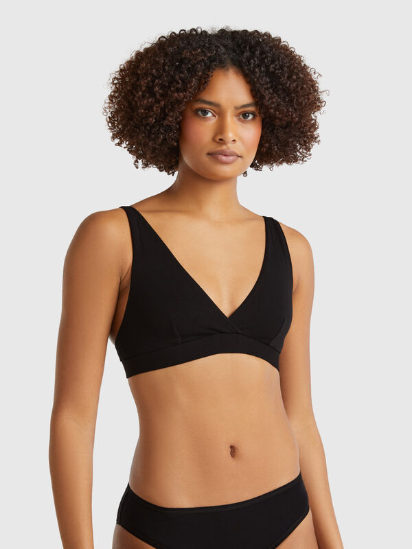Soutien-gorge triangle en coton super stretch Femme