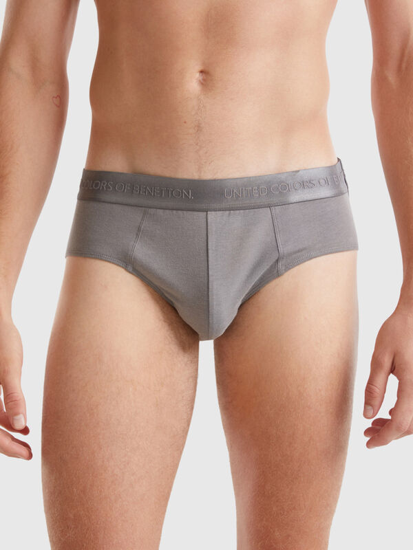 Slip en mélange de lyocell Homme